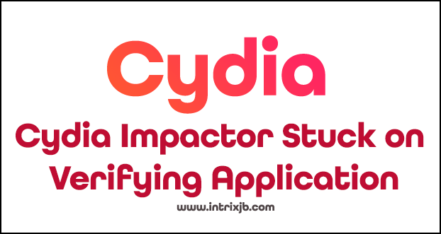 Cydia Impactor Stuck on Generating Application Map