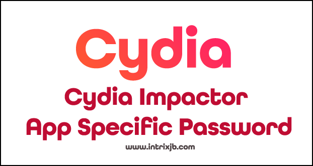 Cydia impactor app specific password