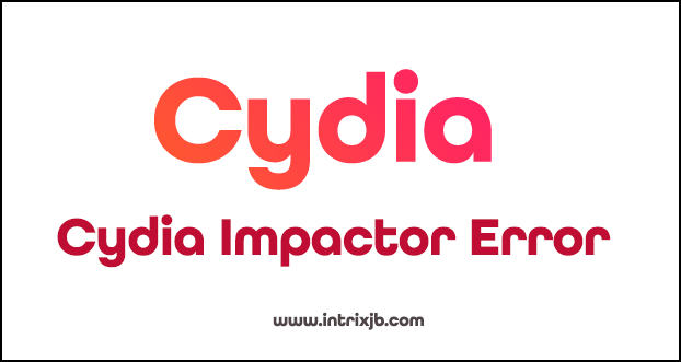 cydia impactor error