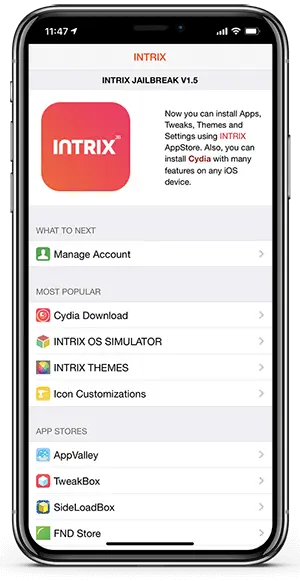Intrix The New Generation Of Jailbreak Ios 7 Ios 15 5